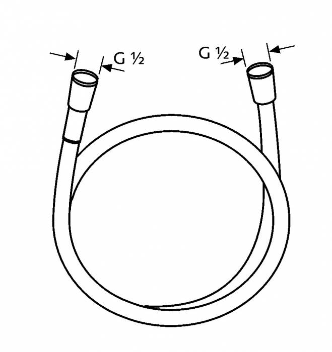 Душевой шланг KLUDI 5705805-00. Фото