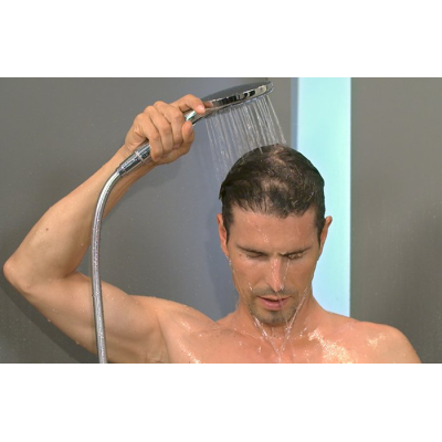 Ручной душ Hansgrohe Raindance Select 120 Air 3jet (хром/белый) 26520400. Фото