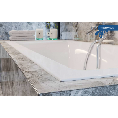 Ванна акриловая MirSant Premium Ривьера Slim 180х80. Фото