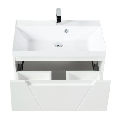 Тумба под раковину подвесная BELBAGNO VITTORIA-900-2C-SO-BL-P Bianco Lucido. Фото