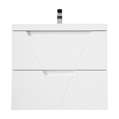 Тумба под раковину подвесная BELBAGNO VITTORIA-900-2C-SO-BL-P Bianco Lucido. Фото