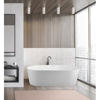 Ванна акриловая отдельностоящая BELBAGNO BB411-1700-800. Фото
