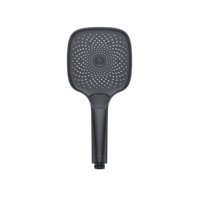 Лейка для душа квадратная черная SpaHome IDDIS SPA3FSBi18. Фото