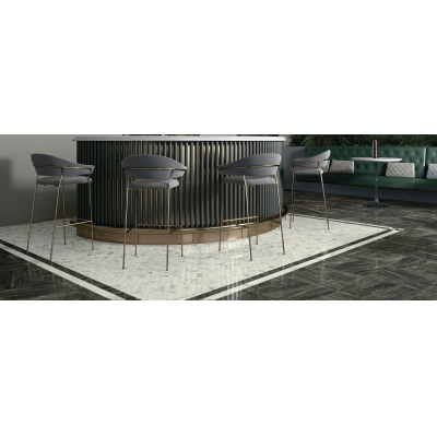 COLISEUMGRES 610090002003 Вставка Флоренция тоццетто 72х72 белый