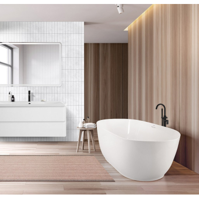 Ванна акриловая отдельностоящая BELBAGNO BB413-1500-800. Фото