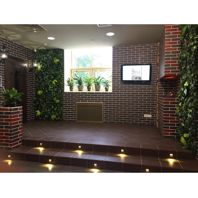 Керамин Клинкер ступени Амстердам 4 298х298 коричневый