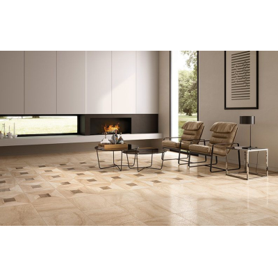 COLISEUMGRES 610015000303 Керамический гранит Венеция 450х450 коричневый шлифованный. Фото