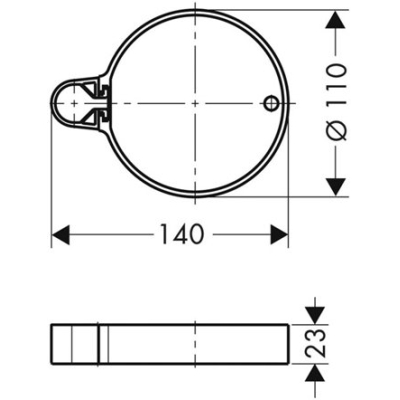 Мыльница Hansgrohe Casseta'C 28678000. Фото