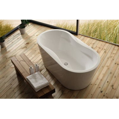 Ванна акриловая отдельностоящая BELBAGNO BB407-1600-800. Фото