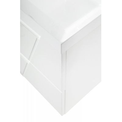 Тумба под раковину подвесная BELBAGNO VITTORIA-900-2C-SO-BL-P Bianco Lucido. Фото