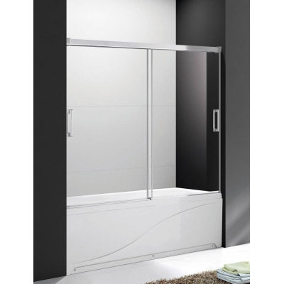 Шторка на ванну CEZARES Tandem Soft TANDEM-SOFT-VF-2-190/145-C-Cr-IV. Фото