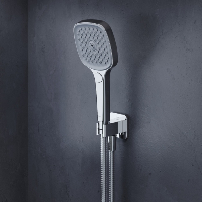 Выход для душа с держателем латунь хром Slide ID SLI60CBi62. Фото