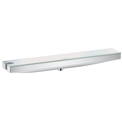 Настенный держатель Hansgrohe Rainfinity Porter 500 с полкой левый 26843000, хром. Фото