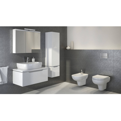CERSANIT Сиденье для унитаза STREET FUSION slim дюропласт микролифт easy-off DS-SFU-S-DL. Фото