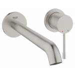 GROHE 19967DC1 Essence New Смеситель для раковины на 2 отверстия, вынос 201 мм, настенный монтаж GROHE 19967DC1 Essence New Смеситель для раковины на 2 отверстия, вынос 201 мм, настенный монтаж. Фото