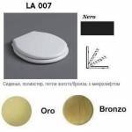 Сиденье для унитаза белое с золотом Soft-Close SIMAS Lante LA007-G Сиденье для унитаза белое с золотом Soft-Close SIMAS Lante LA007-G. Фото