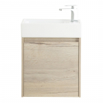 Тумба под раковину подвесная левосторонняя BELBAGNO KRAFT MINI-500/260-1A-SO-RGB-L Rovere Galifax Bianco Тумба под раковину подвесная левосторонняя BELBAGNO KRAFT MINI-500/260-1A-SO-RGB-L Rovere Galifax Bianco. Фото