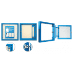 Люк ревизионный под плитку LYUKER A 50/30. Фото