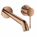 GROHE 19967DA1 Essence+ Смеситель для раковины на 2 отверстия, вынос 201 мм, настенный монтаж GROHE 19967DA1 Essence+ Смеситель для раковины на 2 отверстия, вынос 201 мм, настенный монтаж. Фото
