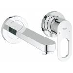 GROHE 20289000 BauLoop Смеситель для раковины на 2 отверстия, настенный монтаж GROHE 20289000 BauLoop Смеситель для раковины на 2 отверстия, настенный монтаж. Фото