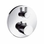 Термостат HANSGROHE Ecostat S с запорным/переключающим вентилем 15721000 Термостат HANSGROHE Ecostat S с запорным/переключающим вентилем 15721000. Фото
