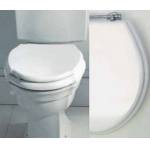 Сиденье для унитаза белое с хромом Soft-Close Devon&Devon Westminster 2IBSEBIAWCR Сиденье для унитаза белое с хромом Soft-Close Devon&Devon Westminster 2IBSEBIAWCR. Фото