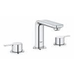 GROHE 20304001 Lineare New Смеситель для раковины на 3 отверстия с низким изливом GROHE 20304001 Lineare New Смеситель для раковины на 3 отверстия с низким изливом. Фото