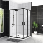Душевой угол BELBAGNO UNO-195-AH-2-120/100-C-NERO Душевой угол BELBAGNO UNO-195-AH-2-120/100-C-NERO. Фото