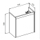 Тумба под раковину подвесная правосторонняя BELBAGNO KRAFT MINI-500/260-1A-SO-BO-R Bianco Opaco. Фото