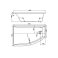 Ванна акриловая VAGNERPLAST Veronela 160 VPBA160VEA3PX-01. Фото