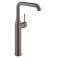 GROHE 32901AL1 Essence New Смеситель однорычажный для свободностоящей раковины U-излив, гладкий корпус, цвет: темный гарфит, матовый. Фото