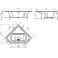 Ванна акриловая VAGNERPLAST Cavallo corner 140 VPBA140CAV3X-01. Фото